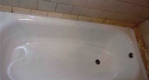 Реставрация ванны жидким акрилом | Ладушкин